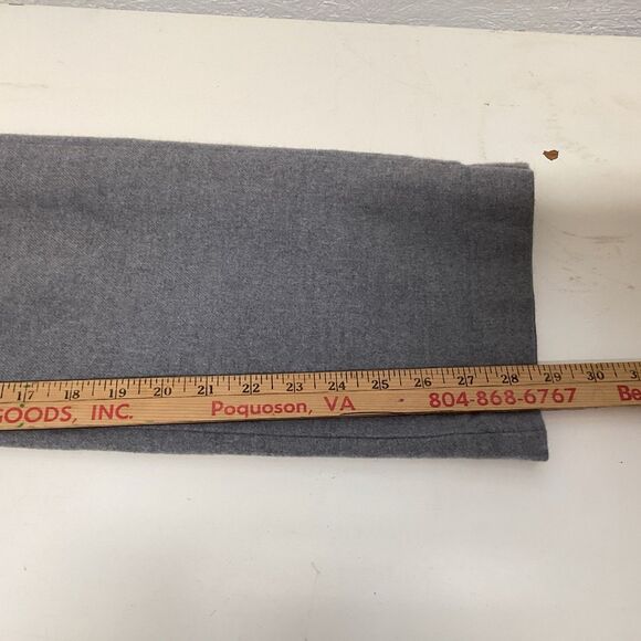 LL bean women’s pants size 4 gray classic fit lined 100% cotton soft - Picture 5 of 10